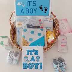 Baby Boy Gift Basket