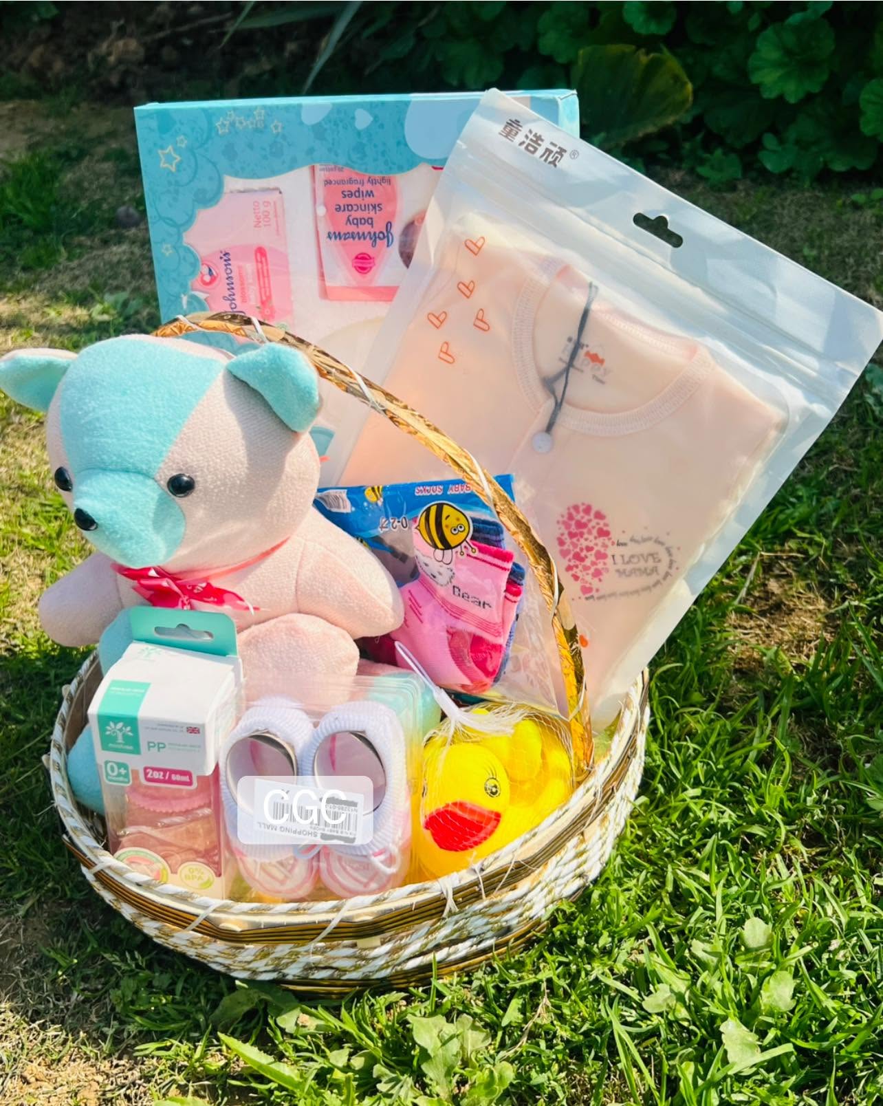 Baby Girl Gift Basket