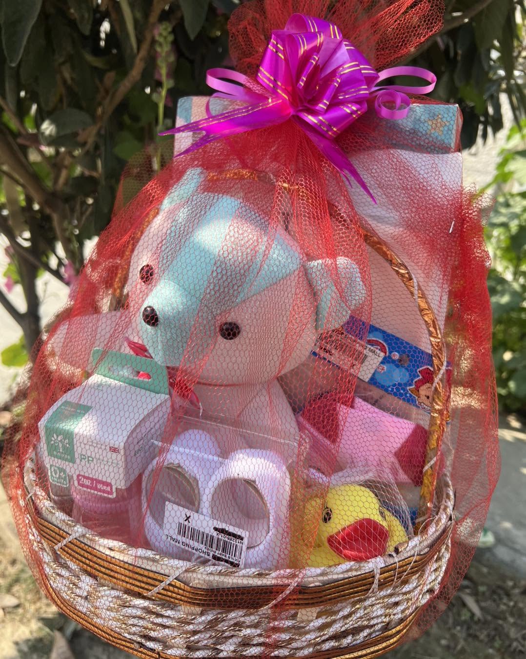 Baby Girl Gift Basket