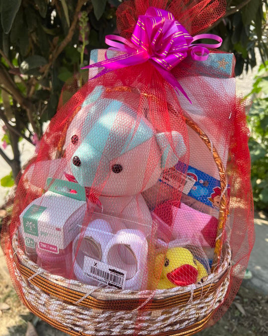 Baby Girl Gift Basket